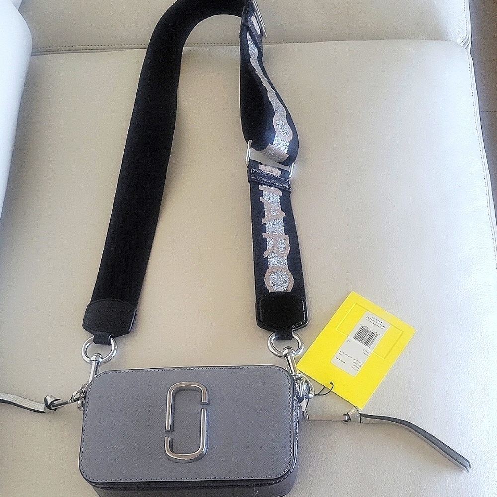 Marc Jacobs Black and Silver Strap